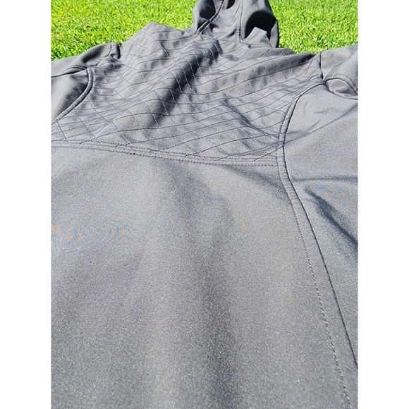 ANNE KLEIN GRAY ZIPPER HOODED JACKET COAT SIZE SMALL - Picture 9 of 9